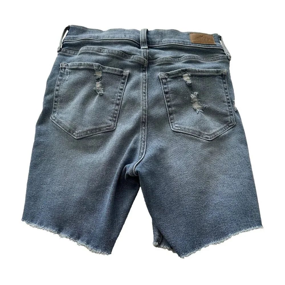 Hollister Bermuda Shorts Ultra High-Rise Stretch Vintage Soft Size 7/28 Waist - Picture 2 of 7